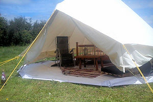 Bell Tent Glamping Cornwall Feather Lake Glamping Cornwall