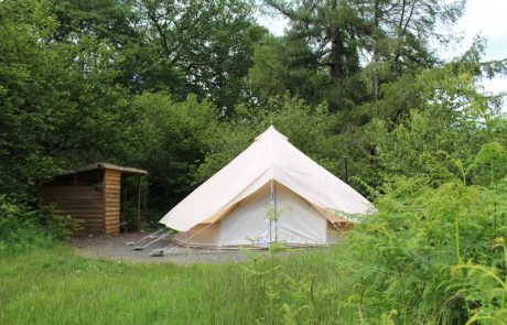 Glamping Bell Tent - Cledan Valley Glamping Site Carno Powys