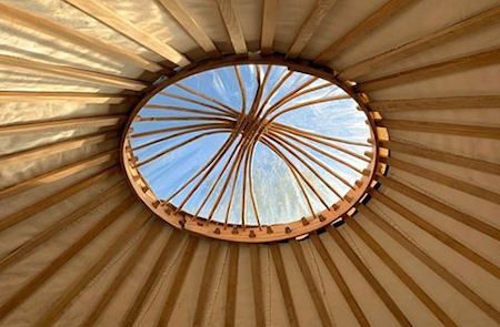 Glamping Yurt - Cledan Valley Glamping
