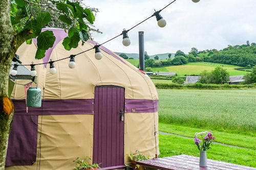 Wye Glamping Powys Wales - Yurt Glamping and Campground Powys