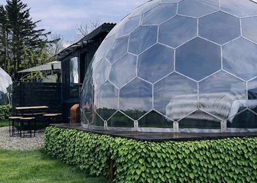 Glamping sites Derry, Northern Ireland - Boutique Geodesic Domes